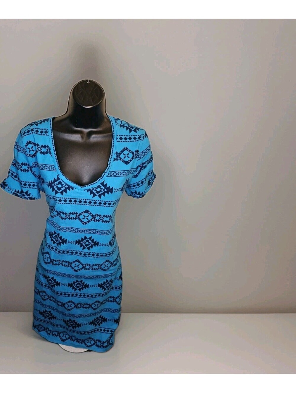 Route 66 - Women Aztec/ Geometric Print Dress- Size X-Large